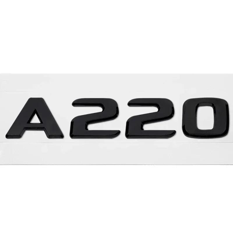 ABS Car Letter Rear Stickers Trunk Badge Emblem Decal for Mercedes Benz A63 A200 A220 A250 A260 A Class W168 W169 W176 AN1