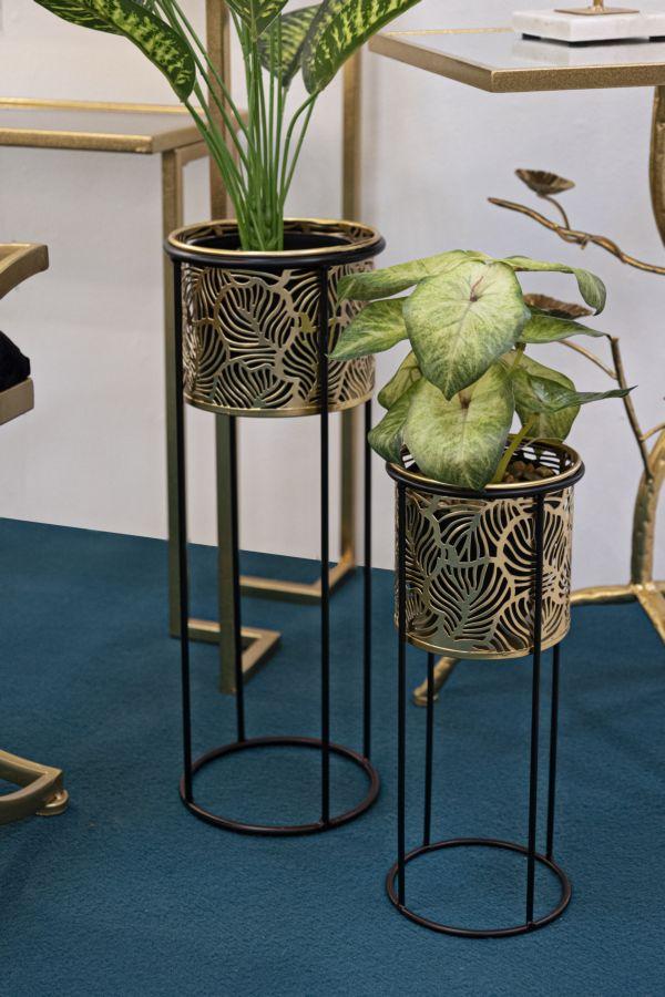 Vase Holderflat Coppia Set 2 Pcs  Cm Ø 17X45-13,5X33