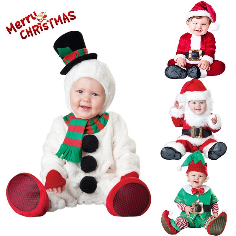 Costum Cosplay Copii Claus Santa Elf Om de Zăpadă Băieți Fete Copil Mic Petrecere Crăciun