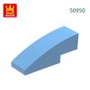 142Pcs/lot 50950 3x1 Curved Constructing Blocks MOC Classic Accessories Compatible Featuring Bricks Children Playthings Gift Box