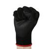 1/6 Pairs Non-slip Nylon Black Coated Work Gloves Polyurethane Labor Protection