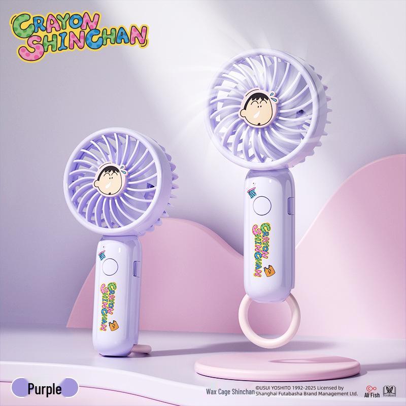 

Crayon Shin-chan & Kuromi Mini Handheld Fan - Cute Cartoon Design for Summer Cooling 16x6.5x4.2 cm