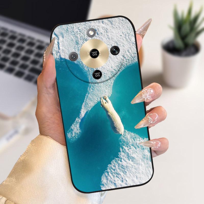For Honor X9d Case X70 MTN-AN00 Stylish Cute Cartoon Cover Soft TPU Silicone Phone Case For Honor Magic 8 Magic8 X70 Fundas Capa