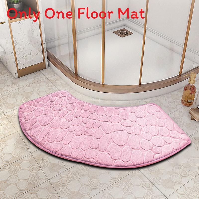 Polyester Non Slip Bathroom Mat With Absorbent Surface For Home Use