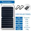 Solar Panel 5V  USB Type-C Charge Portable Flexible Kit  Lightweigh Mini System For  Phones Car Camping Hiking Power Banks IP65