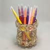 1Pcs New European-style Metal Makeup Brush Storage Tube, Home Office Pen Holder, Dressing Table Beauty Brush Bucket, Decorative Ornament Vase