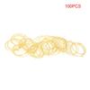 100 Pcs Steel Circle Earring Loops Wine Glass Hoop Ring Jewelry Findings (Gold, 30 * 25mm)