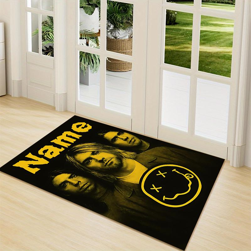 Custom Name FNAF Fan Art Compilation Carpet Rug Customizable Soft Washable Anti-Slip Home Living Room Sofa Mats Personalized Rug. 0909115