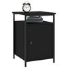 Maison Exclusive - Tables de chevet 2 pcs noir 40x42x60 cm bois d'ingénierie