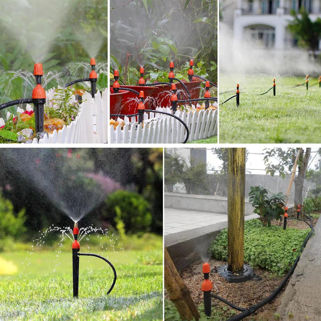 10M-100M 1/8'' 1/4'' 3/8'' PVC Garden Hose Black Micro Drip Irrigation Tube for Plants Watering System 3/5mm 4/7mm 8/11mm Pipes