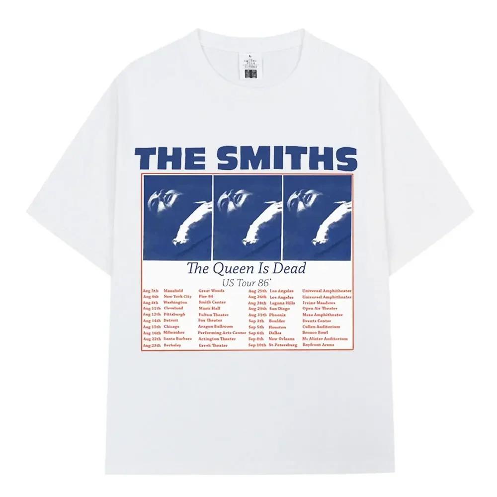 The Smiths Unisex 100 Cotton TShirt Vintage Commemorative Classic Graphic Street Style Loose  Women And Men Tshirts