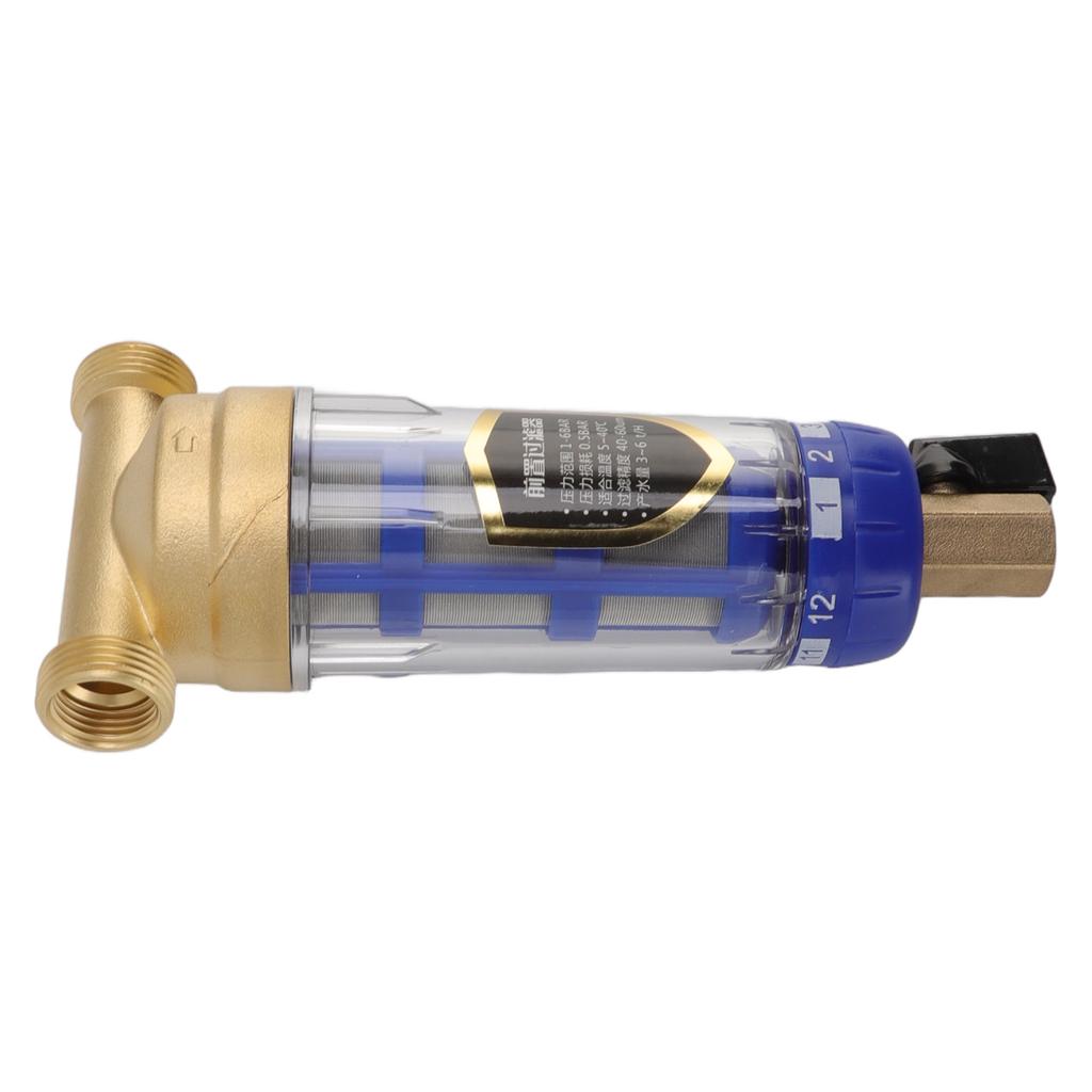 Whole House Spin Down Sediment Water Filter Refined Copper Head Spin Down Sediment Prefilter