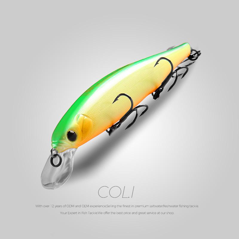 BEARKING 112mm 15g Floating Fishing Lure, Dives 1.5m, Model M111