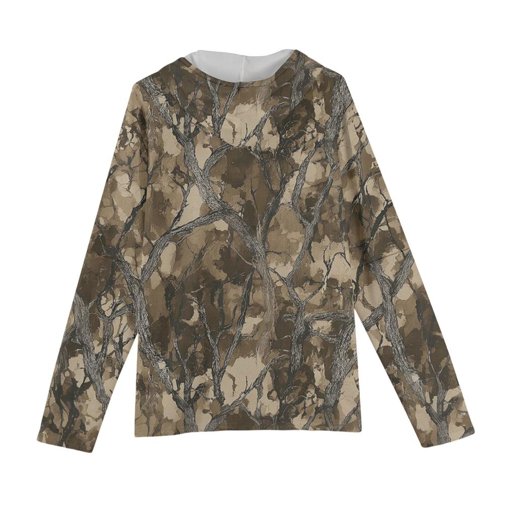 Men's Loose-fitting Casual Camouflage Print Hooded Sweatshirt