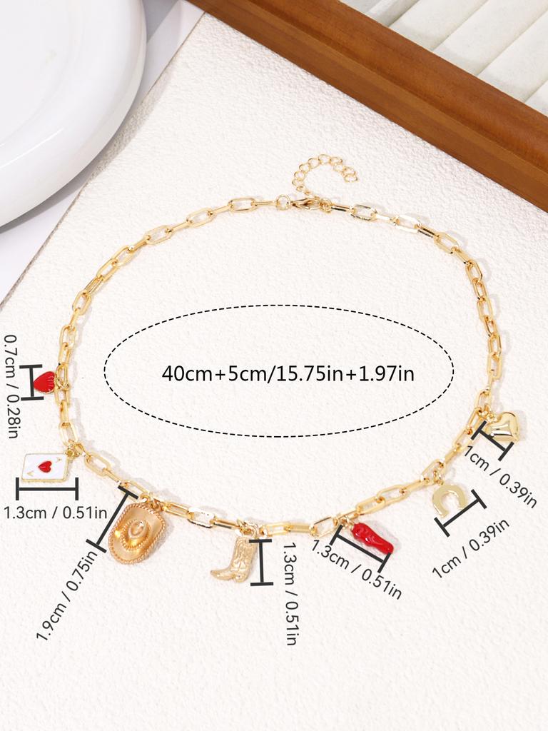 Collana con Ciondolo a Forma di Fragola con Fiocco in Acciaio Inossidabile per Donna Charms Delicati Gioiello