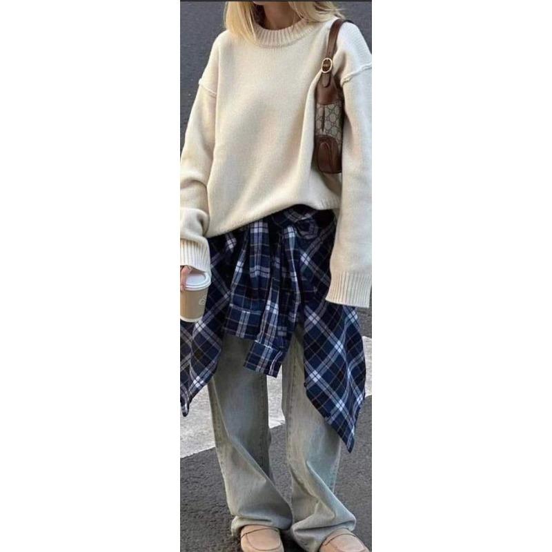 HNXC Women's Fashion Casual Long Sleeve  POLO Neck Blouses & Shirts