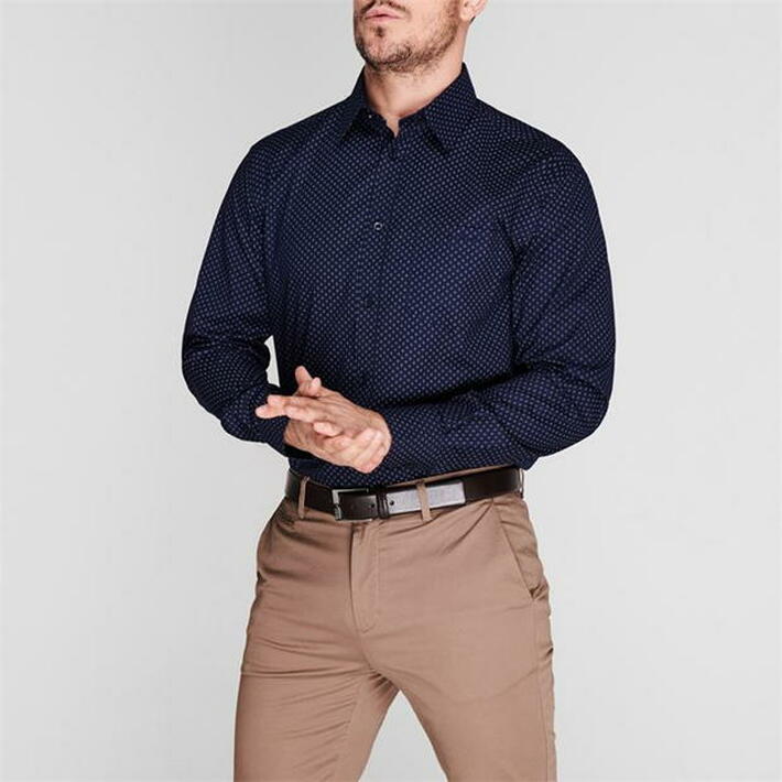 Pierre Cardin Men's Navy Blue Shirt, Size XXL