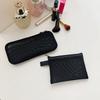 Travel Black Makeup Brush Case Cosmetic Toiletry Bag Organizer for Men Women Beauty Mesh Kit Pouch Wash Storage Accessories