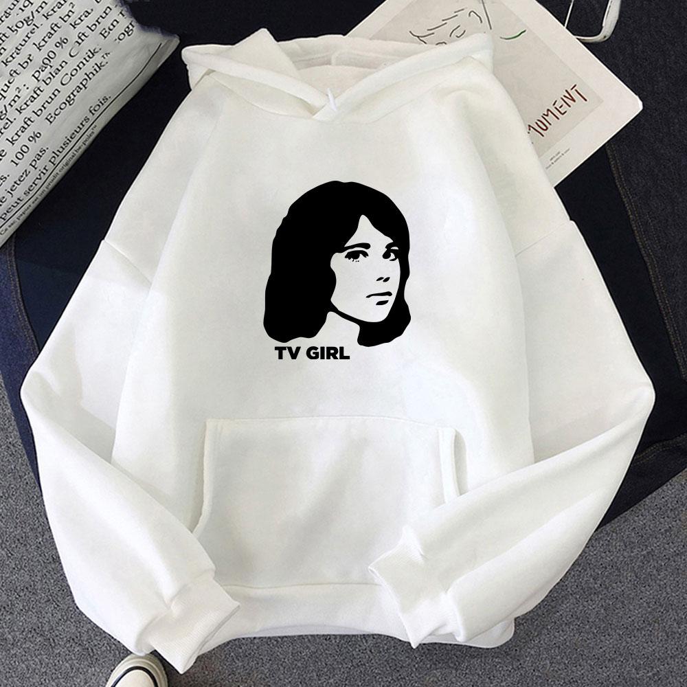 TV Girl Heavy Mental Streetwear Hoodies Winter Fleece Comfortable Hooded Sweatshirts Long Sleeve Sudaderas Harajuku Casual Hoody