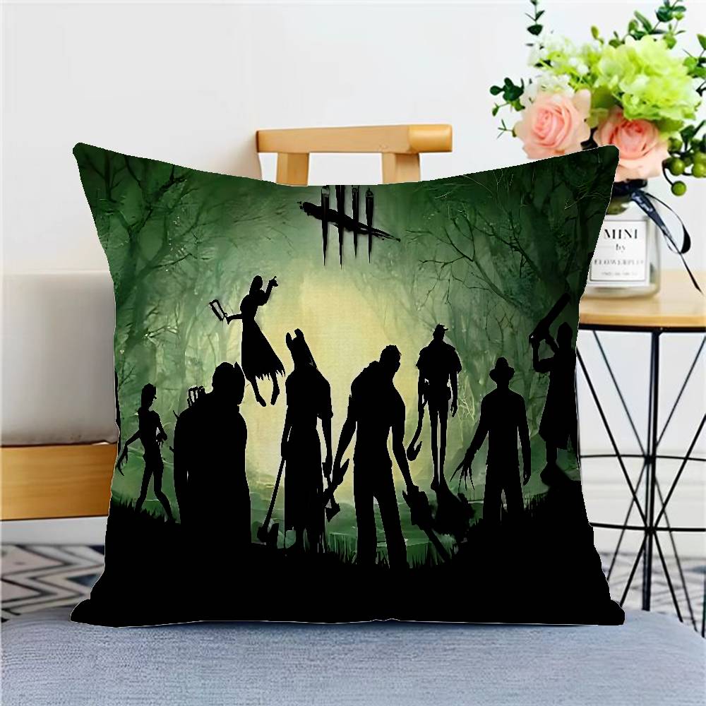 Game D-Daylight By D-Dead Pillow Covers Cartoon Sofa Decorative Home Double-sided Printing Short Plush Cute Cushion Cover
