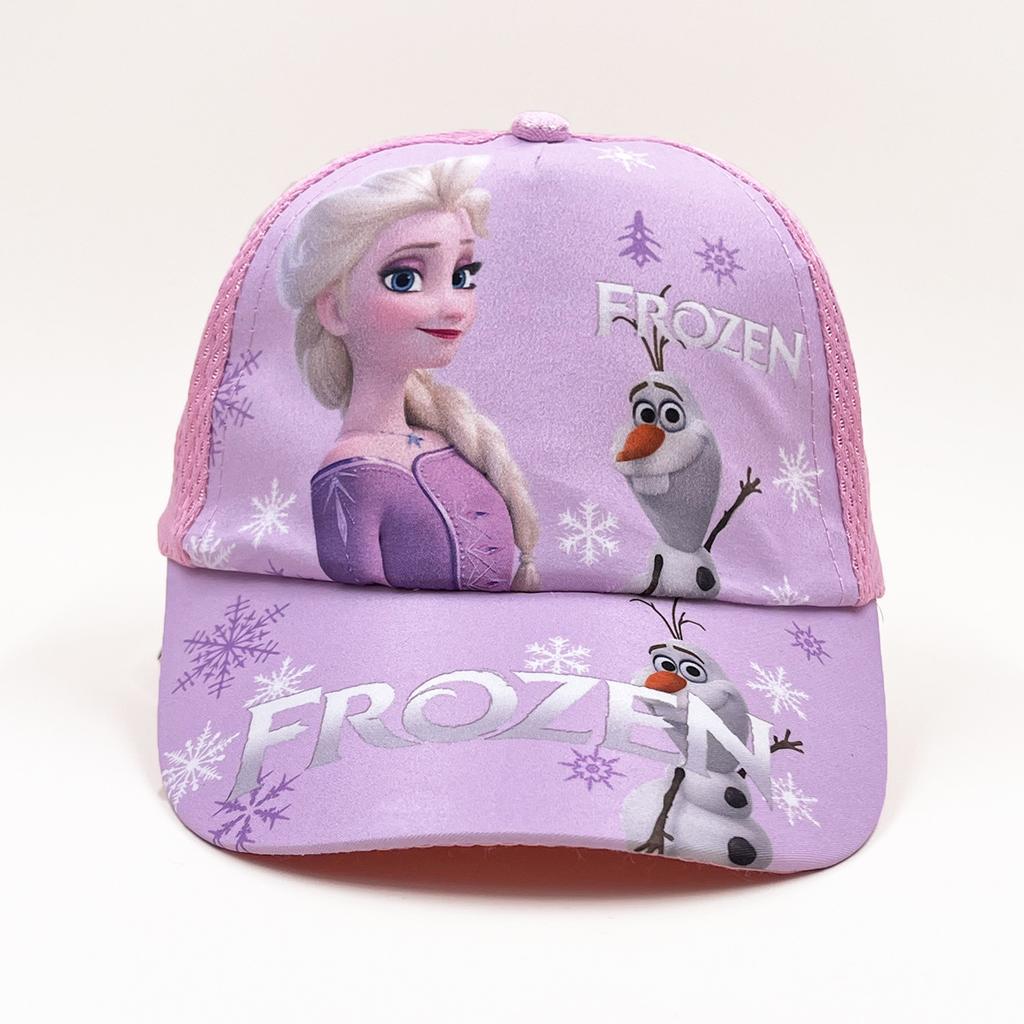 Girl Print Spring Summer Cartoon Baseball Cap Children'S Hat Cap Ice And Snow Anime Character Sun Hat