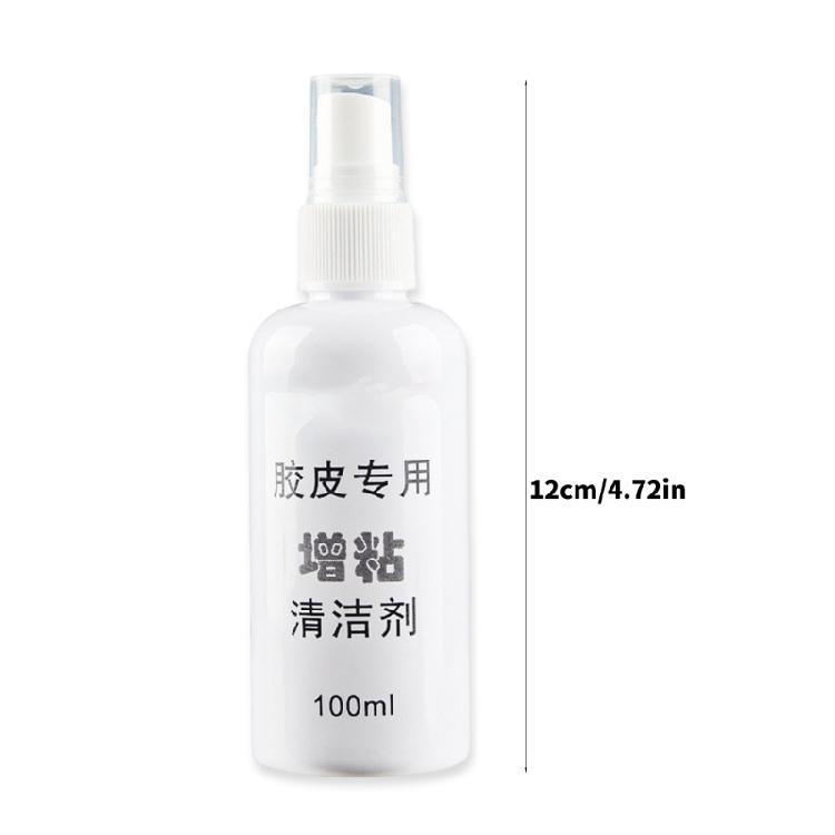 Portable 100ml Rubber Adhesive Cleaner Cleaning Solution Table Tennis Rubber Adhesive Cleaning Sprays Easy to Use