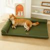 Winter Dog Beds for Dogs,Waterproof Dog Bed,Big Pet Bed with Washable Removable Waterproof Pillow Cover and Anti-Slip Bottom