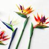 Paradise Bird Flower - Soft Rubber Single Stem Strelitzia for Home or Wedding Decor