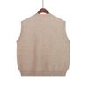 Hong Kong stil cardigan vest kvinner retro casual strikket vest cardigan jakke sammenleggbar o-hals ermeløs genser vest kvinnelig topp