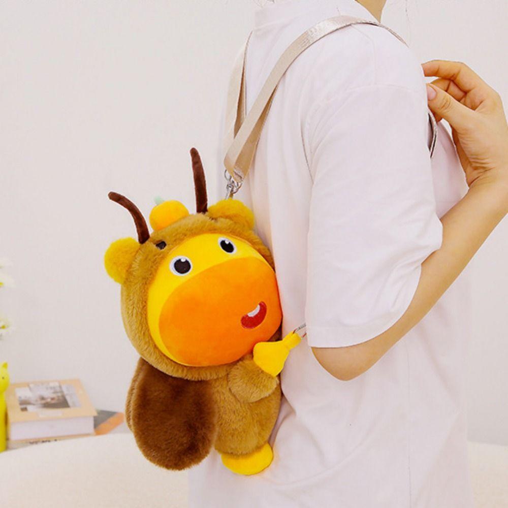 Cartoon Capybara Lulu Doll Toy Cockroach Stuffed Capybara Doll Capybara Doll Plush Doll  Boys Girls