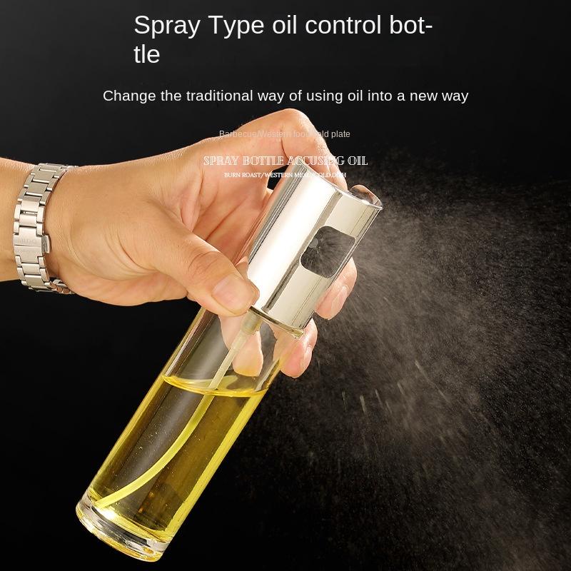 Sticlă de pulverizare ABS Tip de presă Bucătărie Ulei de măsline Ulei de măsline Spray Spray Ulei pentru grătar Sticlă de pulverizare