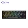 AKKO Schwarz & Gold 3068B Plus ISO Nordausrichtung RGB-LED-Hintergrundbeleuchtung Hot-Swap-Tastaturen