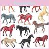 Miniature Hanoverian Horse Wild Animal Model Toy For Kids Play Learning And