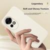 Huawei Nova12 Phone Case, Premium Liquid Silicone Soft, Full Lens Protection, Shockproof, Anti-Fingerprint, Simplen, Antique White Outer