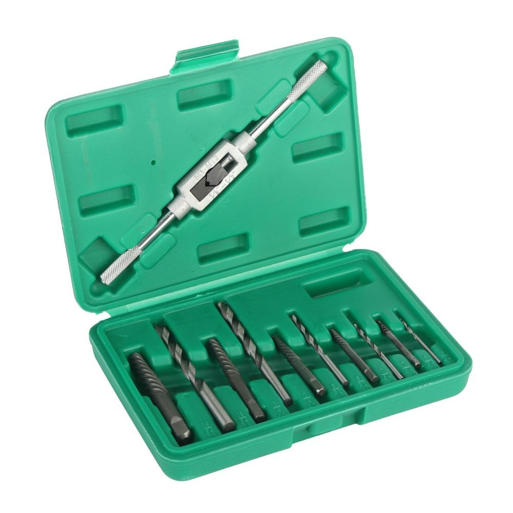 Stud Remover Thread Tap Wrench Tool Kit Broken Screw Extractor Machine Screw Plug Taps Hand Tapping Tool Metric