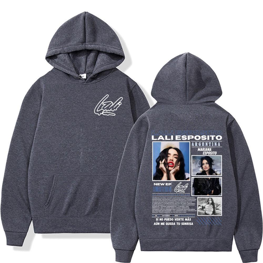 Singer Lali Esposito Asesina Album Tour 2025 Cover Hooded Sweatshirts Men Women Hip Hop Punk Hoodie Oversized Hoodies Streetwear