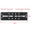 Haoge 160mm Rapid Connect Long Sliding Quick Release Plate for Manfrotto and Tripod Fluid Video Heads MVH500AH, MVH500A, MVH502AH, MVH502A, 501HDV,