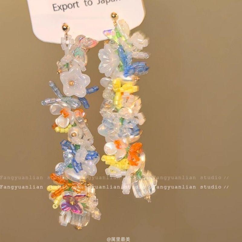 

Жемчужные серьги-кисточки, модные универсальные темпераментные серьги-гвоздики, изысканные серьги с нишевым дизайном высокого класса