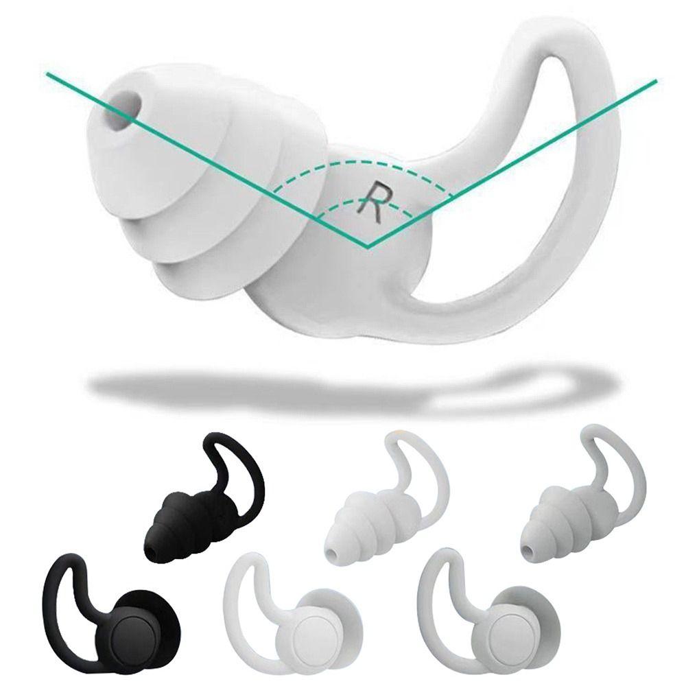 Soft Silicone Earplugs Ear Protection Noise Reduction Soundproof Earplugs Multi-Use Noise Prevention Reusable Earplugs