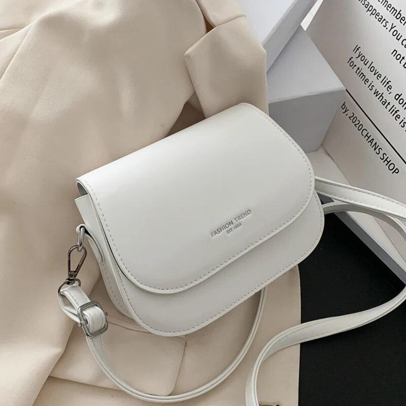 

Женская сумка через плечо, новая однотонная модная сумка-перевертыш в стиле ретро, повседневная простая сумка через плечо