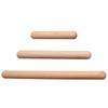 Beech Wood Rolling Pin: Solid Dough Roller for Baking & Dumplings
