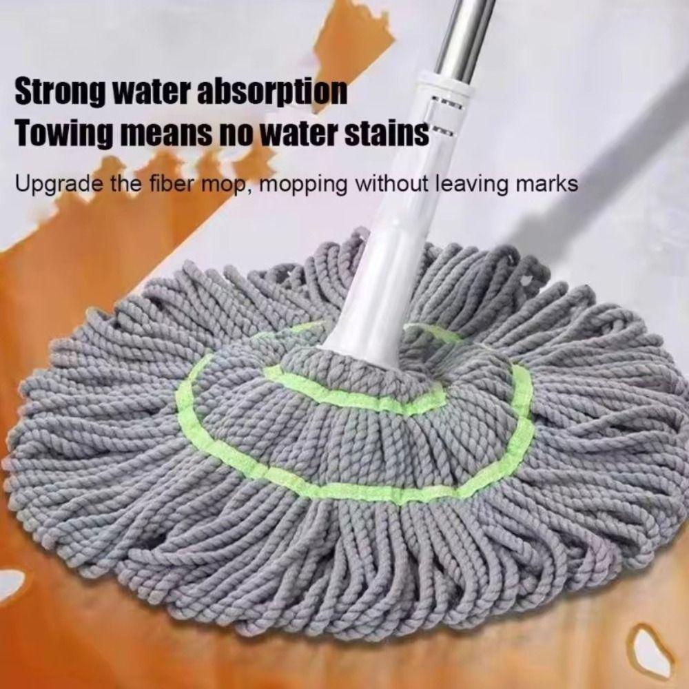 Strong Decontamination Floor Cleaning Mop Self-Cleaning Wringing Mop Portable Lazy Mop