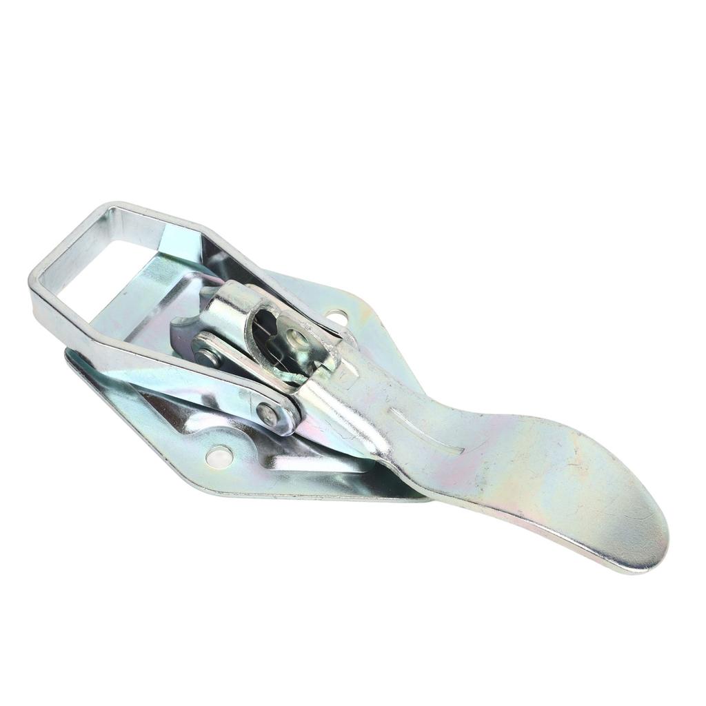 Trailer Lift Gate Latch Galvanized Iron Heavy Duty Trailer Lock with Mounting Plate for RV Caravan