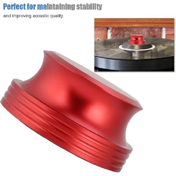 Cuifati Record Weight Stabilizer, Aluminum Record Weight Clamp, Stylish LP Stabilizer,Record Weight Stabilizer,Turntables Metal Disc Stabilizer for