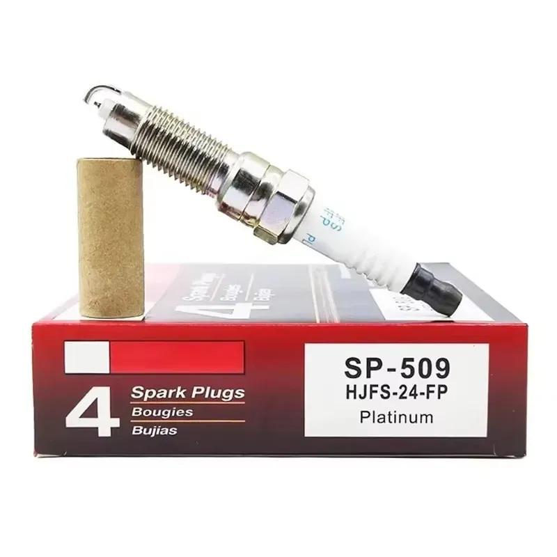 4/6 шт. SP-509 HJFS-24FP PLATINUM Свечи зажигания Для Ford MOTORCRAFT Super Duty 4pcs