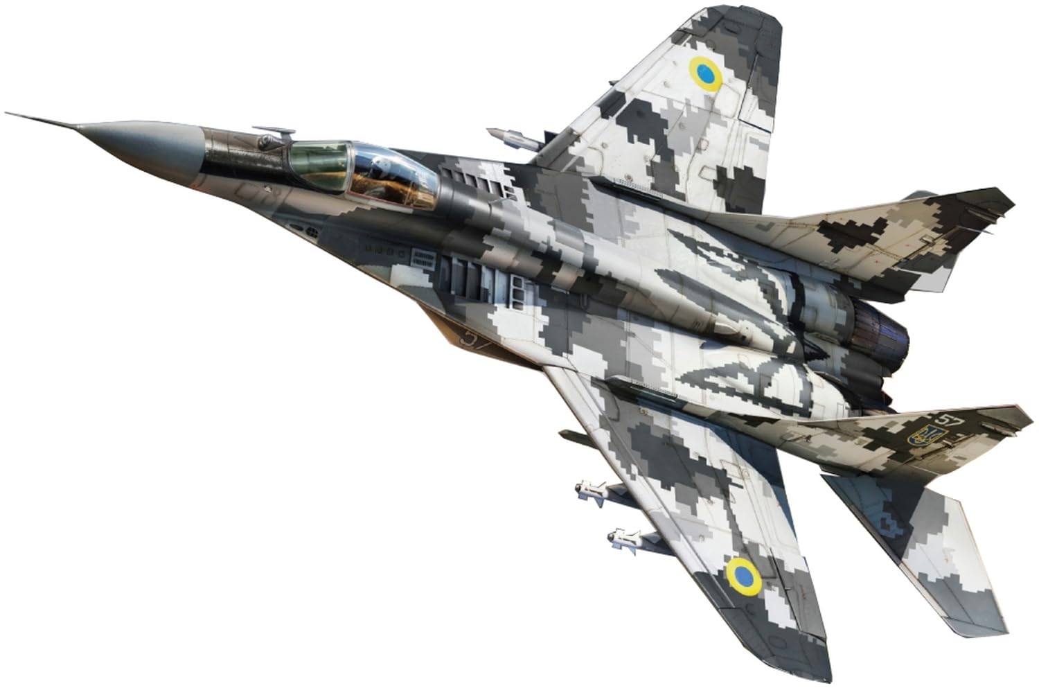 

IBG 1/72 масштаб Украинский Микоян МиГ-29 9.13 Fulcrum C Истребитель Пластиковый набор для сборки PB72901