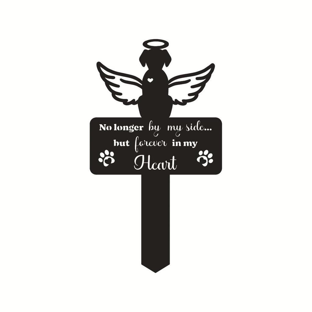 Animal Wrought Iron Floor Silhouette for Outdoor Courtyard and Lawn Decoration