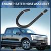 Engine Heater Hose Assembly, HVAC Heater Outlet Pipe No.XL3Z18472AB for Ford F-150 4.6L 2002-2004 for Ford Expedition 1997-2002 Rubber Black, 1 Pc
