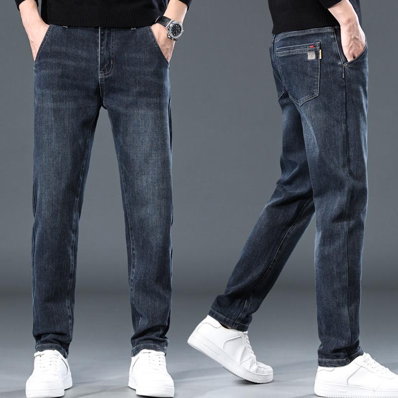 

Romon Jeans Мужские модные облегающие джинсы прямого кроя стрейч 2025 38 Waist 2.90