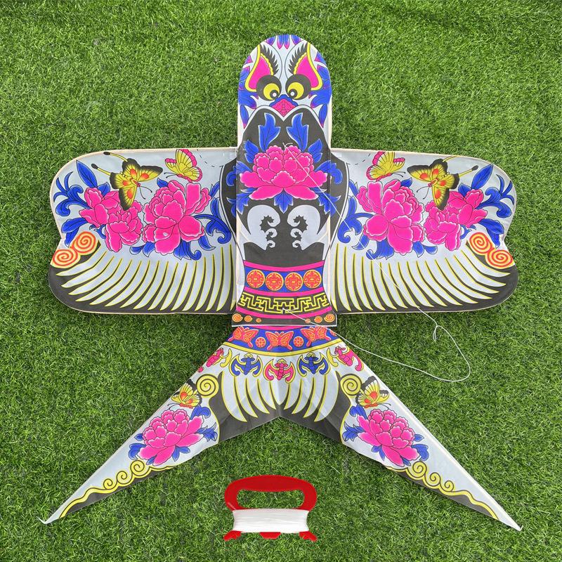

Traditional Shandong Weifang Kite Girls Outing Handheld Paper Kite Oilseed Rape Field Hanfu Accessory Photo Prop